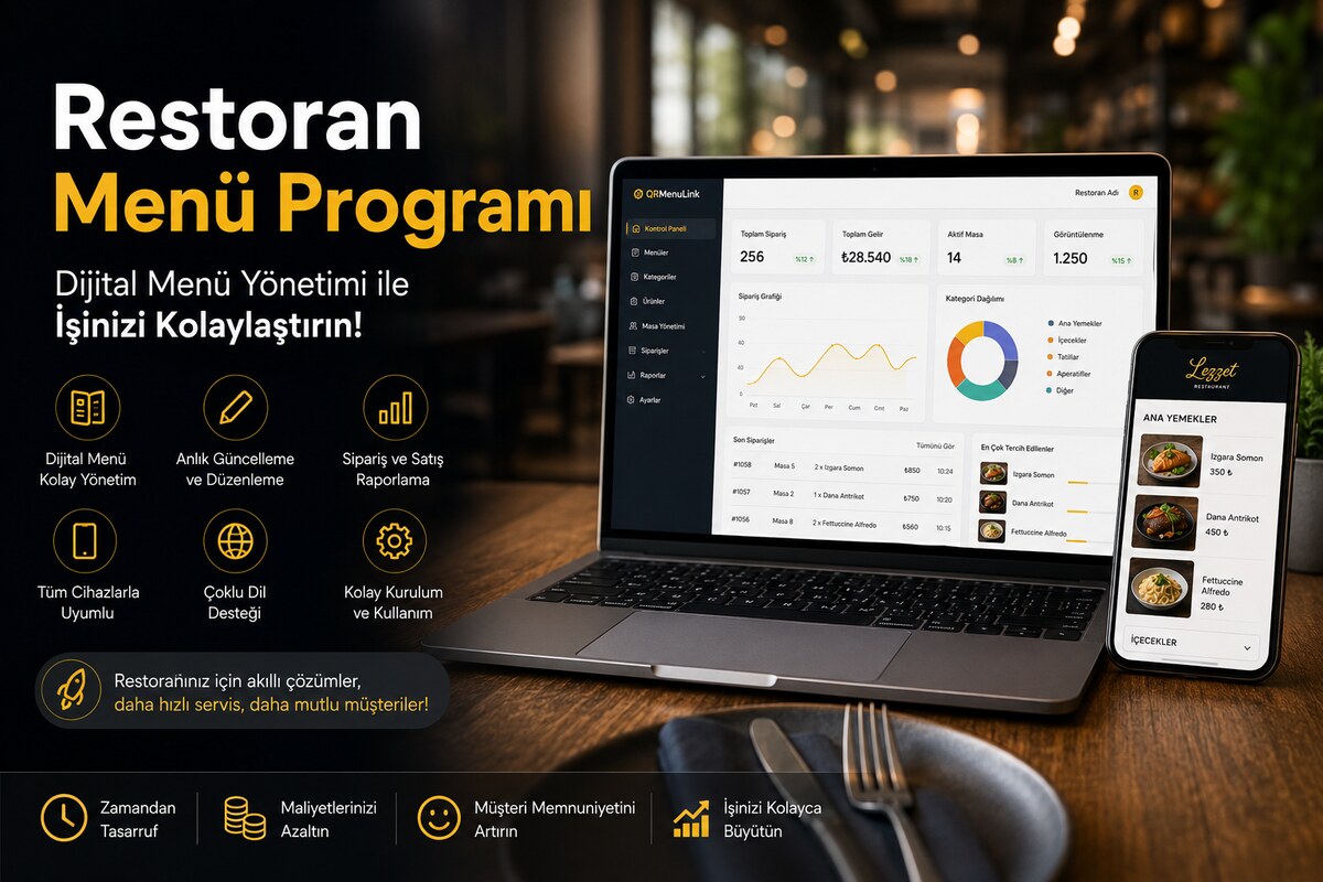 Restoran Menü Programı: 2026'da Hangi Özellikleri Aramalısınız?